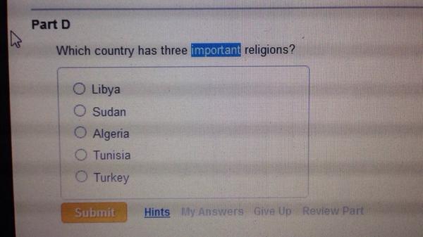 the_adam_samuel's tweet image. As opposed to the other unimportant religions? #GeographyClass