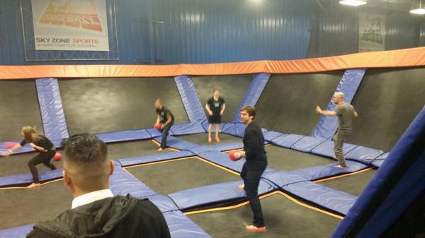 ShawnPariseau's tweet photo. #note4winnipeg dodge ball at Note 4 event http://t.co/sZMd7QzYBL