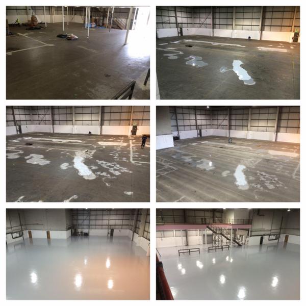 ResintekServ's tweet photo. Start to finish - This shows how well a floor can be done. Altro TECT installed in less than a week. Well done boys!! http://t.co/J4oYGZZYx5