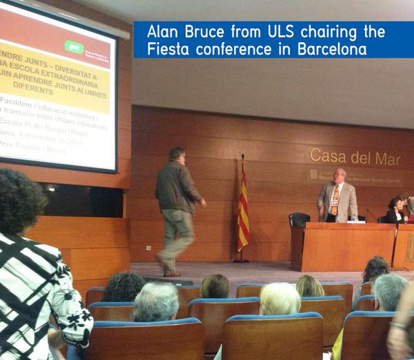 udlneteu's tweet photo. Alan Bruce from ULS chairing the Fiesta conference in Barcelona http://t.co/hnktoVTnSv