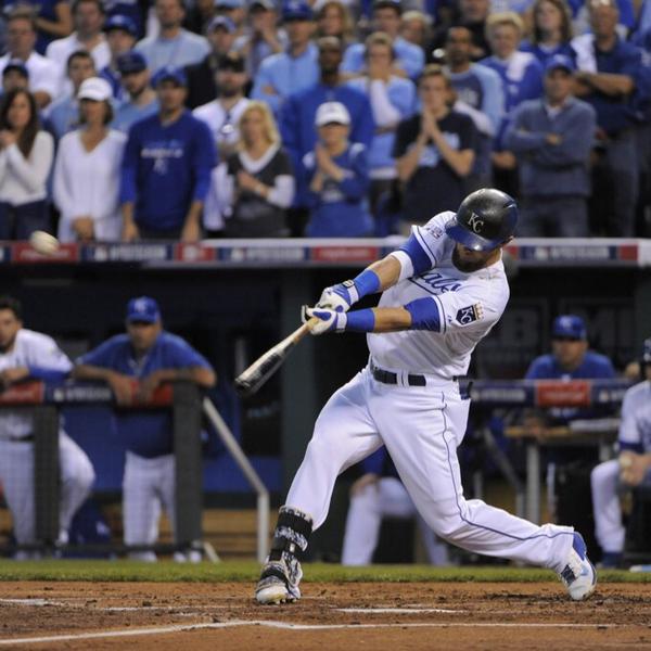 Cut4's tweet image. Followers to RETWEET can win Alex Gordon AND @SimplyAJ10 bats. #ALCS