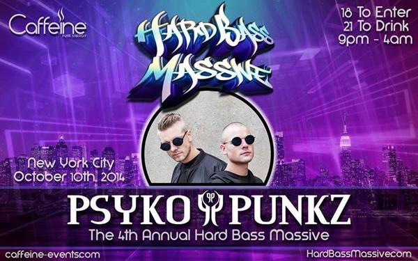 Bass_Connection's tweet image. Less than a week! Make sure to get your tickets #psykopunkz #hbm4 #caffeine