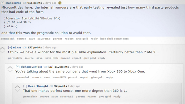 dedyjlsn's tweet photo. the reason why Microsoft skip win9 and jump to win10 #lazycode http://t.co/Qms3DOYub0