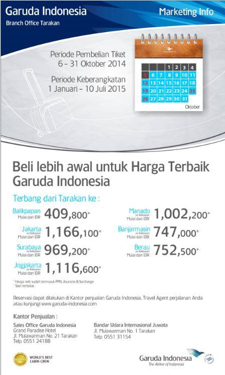 GarudaTrk's tweet photo. Beli lebih awal untuk harga terbaik Garuda Indonesia http://t.co/UrPnPATIdw