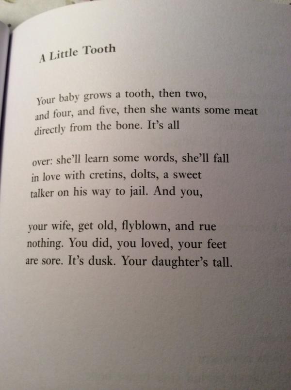 Natasha Maddison Teigerwriter Beautiful Heartbreaking Poem By The Great Thomas Lux Http T Co Jk0cugycc0