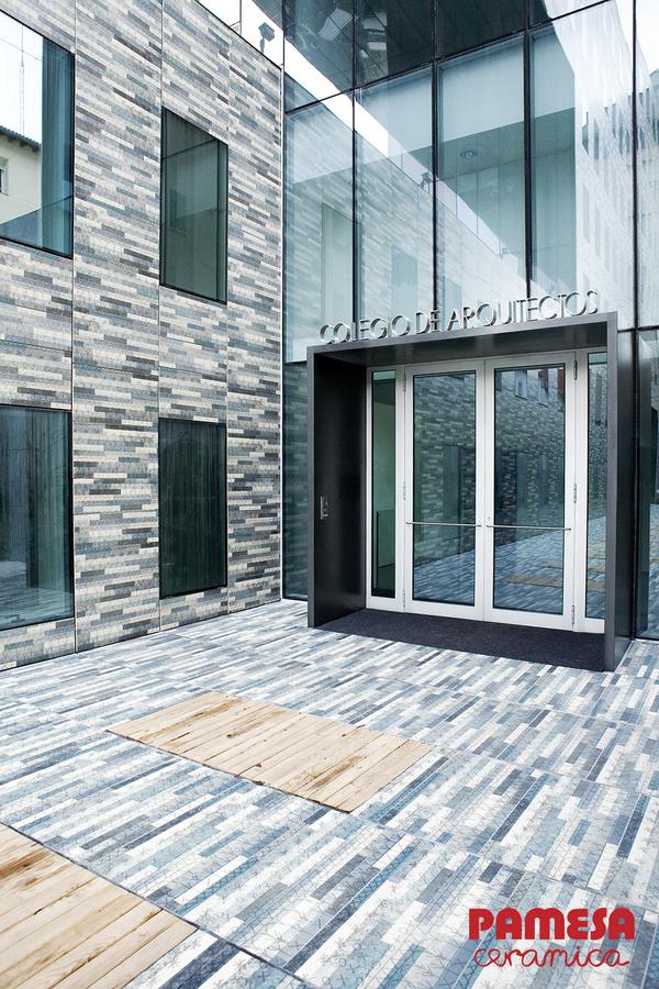 pamesaceramica's tweet photo. Celebramos el #DiaMundialDeLaArquitectura con una imagen del @COABurgos, que usó nuestro porcelánico en su edificio http://t.co/Zcdvzbm83I