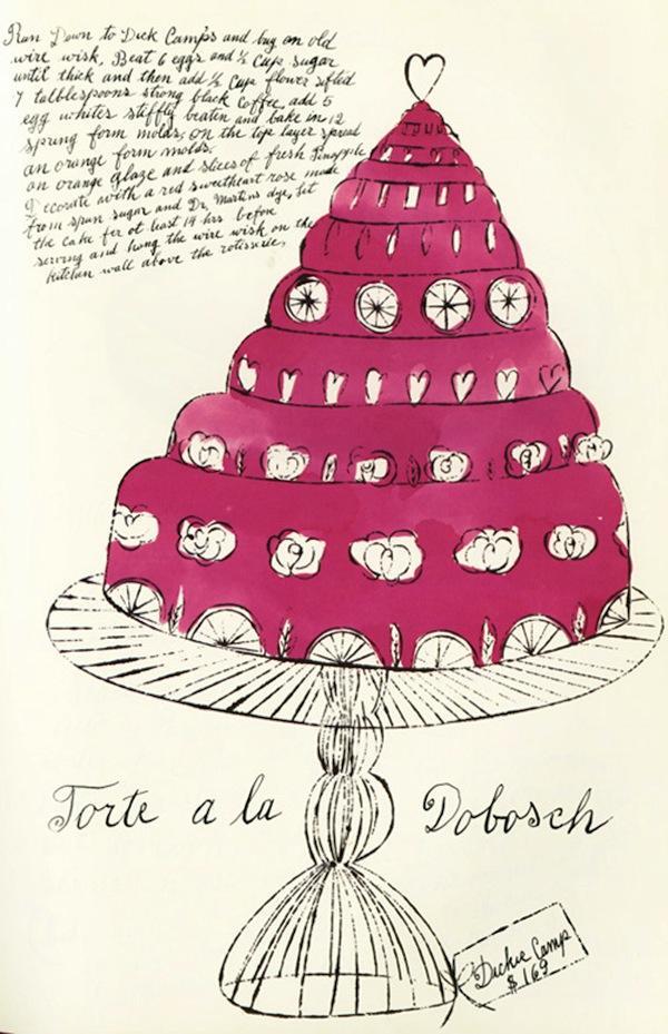 ilpost's tweet image. Le ricette illustrate nel 1959 da Andy Warhol ilpo.st/10E0LDH