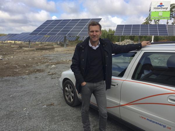 Malarenergi's tweet photo. Sveriges största solpark har producerat 1 miljon kWh! http://t.co/o7pPnPehy9 http://t.co/HgDXeCy4lv