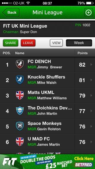 FiT_UKML's tweet photo. 🏆Congratulations to JIMMY BREWER, #UKML #GW7 winner with 82 points!🇬🇧 #fantasyiteam #fantasyfootball http://t.co/i4dOq1mAHK