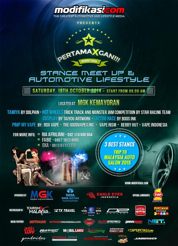 <a href="/mensecret_/">MENSECRET</a> please come n join pertamaXgan "Stance Meet Up &amp; Automotive Lifestyle" 18 Oktober at MGK Kemayoran