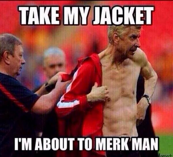 CasualUltra_'s tweet photo. Arsene Wenger after the match vs. Chelsea yesterday! http://t.co/sIDxb1uh8r