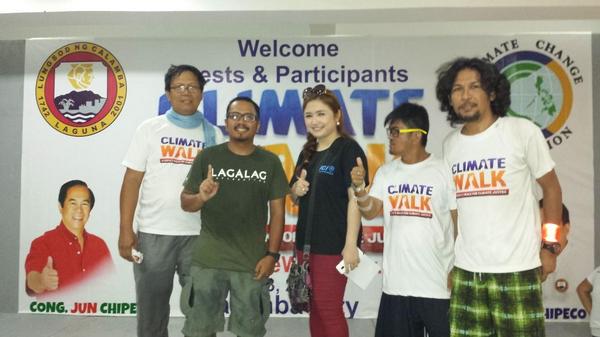 tomasleonor30's tweet photo. Calamba Laguna with board member, Angelica Jones #ClimateWalkNow http://t.co/NS0QiYSGFK