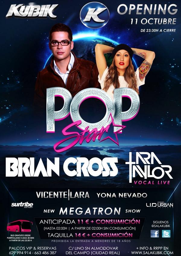 SALAKUBIK's tweet photo. RT Y ENTRA EN EL SORTEO DE 5 ENTRADAS PARA BRIAN CROSS Y LARA TAYLOR 11/10/14 -SALA KUBIK - ALMODOVAR DEL CAMPO http://t.co/Fo1r02ss0g