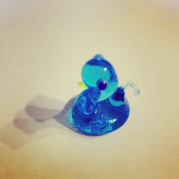 Whit_by's tweet image. @whit_by by margaretdolley Whitby Lucky Duck, late 1990s/early 2000s. One of a whole flock #101boxes #whitbylucky...