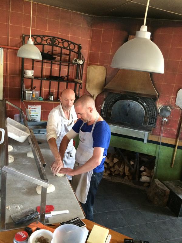 leweshearth's tweet photo. Getting to grips with all things doughy @michaelthebaker Sourdough Baking Masterclass #LOF14 http://t.co/qudrzm7IC7