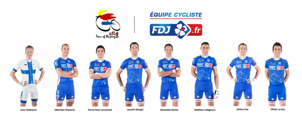 GroupamaFDJ's tweet photo. La compo #FDJfr pour le @TourofBeijing : http://t.co/G272p9Ov7L