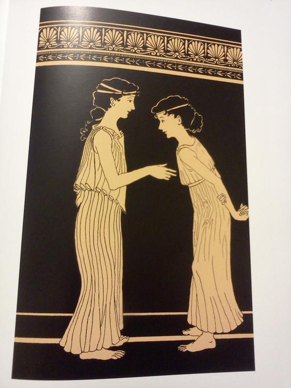 Antigone and Ismene as children. #Sophocles