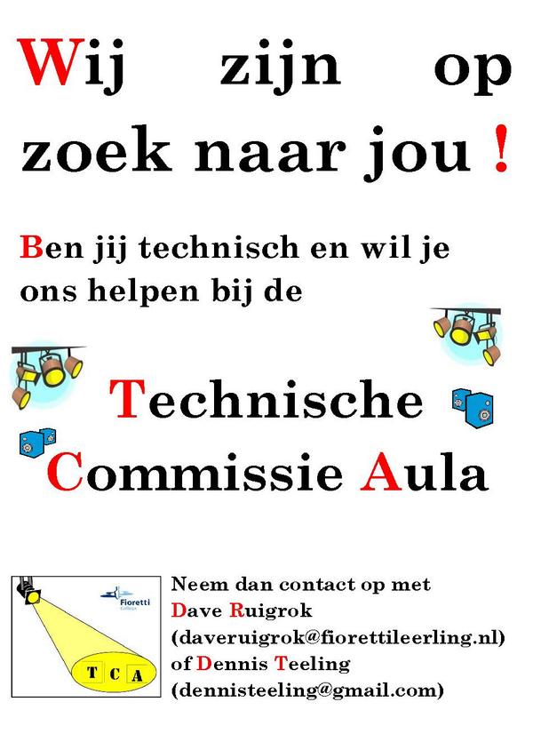 Neem dan contact op via het e-mail-adres op de poster !