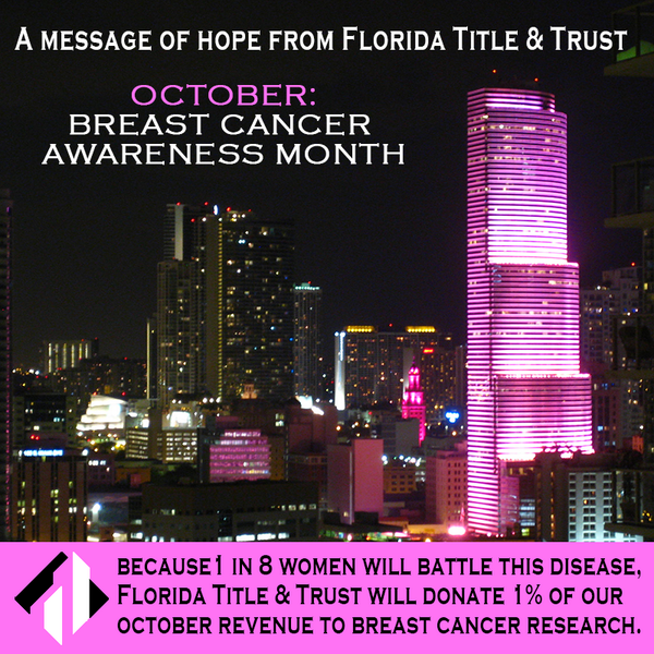 FLTitleTrustLLC's tweet photo. #teamwork #health #breastcancer 
#floridatitle #realesatemiami #Miami #title http://t.co/xiOygZJfmg