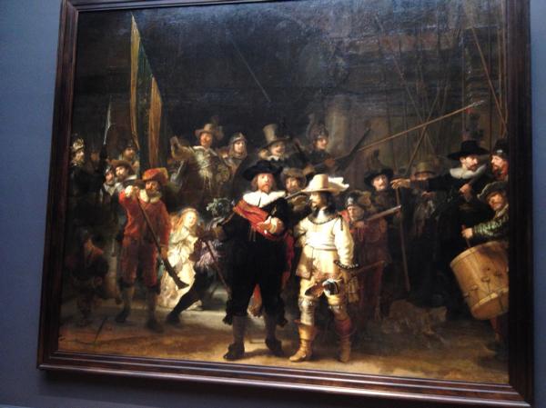 Joannalangfield's tweet photo. Rembrandt's Night Watch. Breathtaking. #riksmuseum http://t.co/8t1z78nyFG