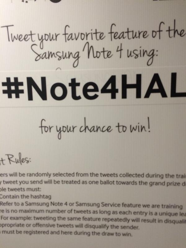 ColinMac11's tweet image. New Note 4 seminar! #Note4HAL