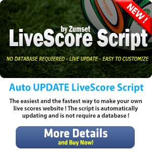 Zumset's tweet photo. #LiveScore #LiveScoreScript #Soccer #Football
LiveScore v3.0 Is now available ! Buy now : http://t.co/EvfbHCRqZk http://t.co/UYDIfO7SMP