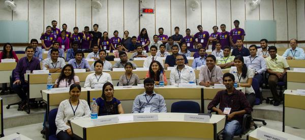 IIM_Bangalore's tweet photo. One day at (the place to) "B",Organised by Vikasana at #JOGW at #IIMB http://t.co/SN71wxpKUE