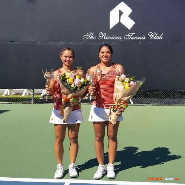 BIG congrats to Beatrice Gumulya &amp; Jessy Rompies for winning ITA Doubles Championship! Story: clemsontigers.com/ViewArticle.db…