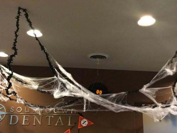 Southdown_'s tweet photo. Hallowe'en in the office! :) http://t.co/JU59mCvlvA