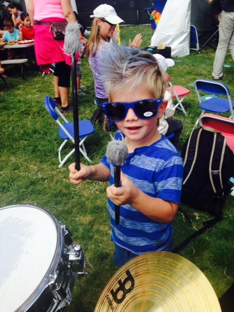 Now he wants to be a rock star when he grows up.  #ACLFest #ACL2014