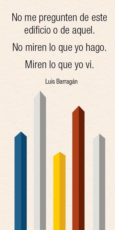 casagilardi's tweet photo. "No me pregunten de este edificio o de aquel. No miren lo que yo hago. Miren lo que vi".- Luis Barragan #CasaGilardi http://t.co/YNJTaLjrSc