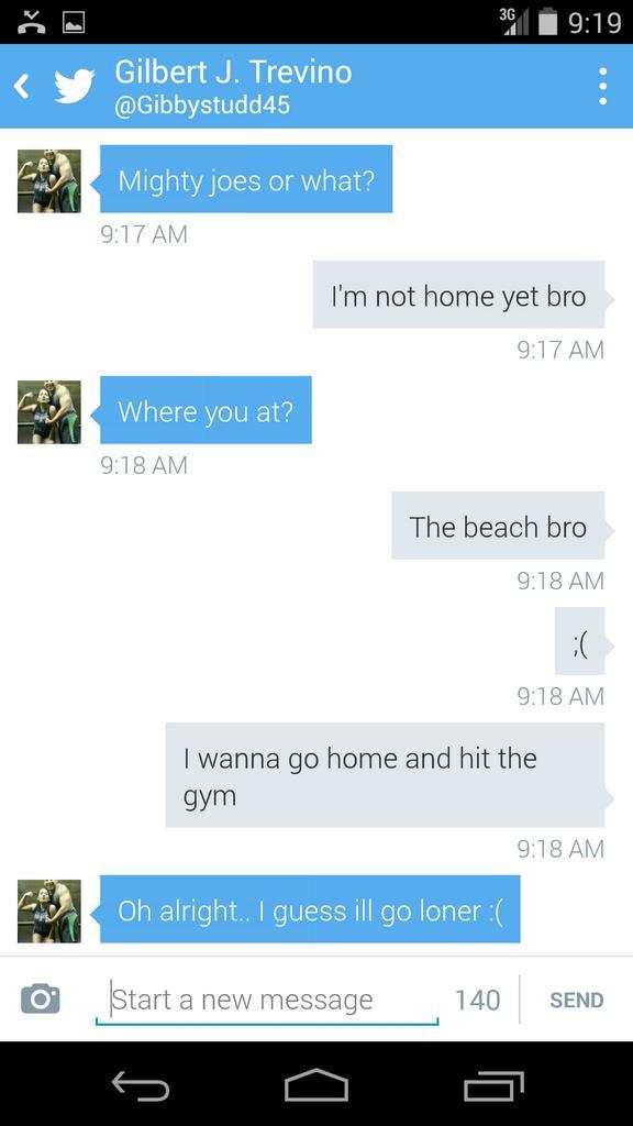 Andrewestevanes's tweet image. When you can't hit the gym with the #ironcrew ;(