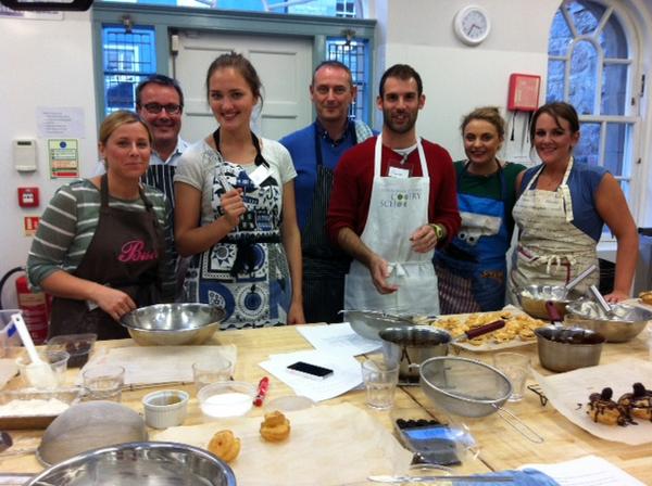 Brilliant day of patisserie at Edinburgh New Town Cookery School. My vote for the #bcsapeopleschoice 
goes to @ENTCS