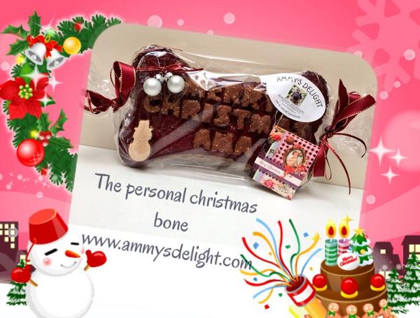 #Caninehour The Ammy's xmas bone is one of a kind and a special xmas present for your dog or his friends '📦