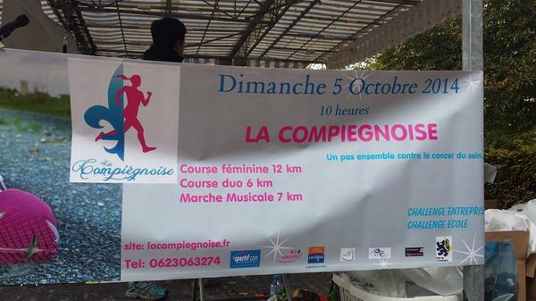 La Compiégnoise, hier avec 3 000 participantes et participants dans le cadre de la lutte contre le #Cancer du sein