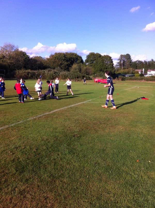 LlandoveryPrep's tweet image. Theo taking year 3 and 4 for co curricular football #inspiration #settinganexample