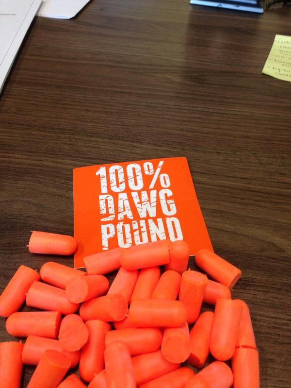 PumpkinNation's tweet image. BELIEVE IT! RT "@KevinGriffin425: earplugs for Sunday's game against the Steelers #DawgPound is going to be bananas. http://t.co/Q6usKTaN80”