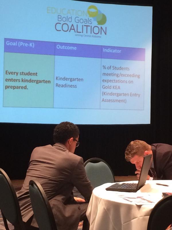 JeffCoCPC's tweet image. Allison Muhlendorf explaining Bold Goal outcomes an objectives.