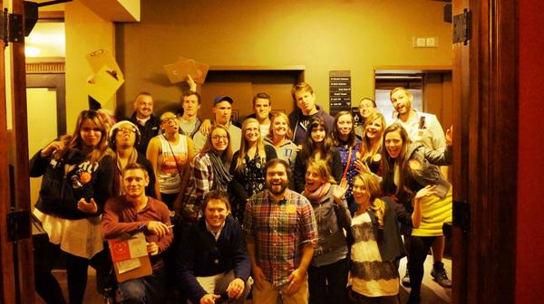 NextGenIowa's tweet photo. Thanks again to @peteholmes and @greengravelfest for a great event with our team in Des Moines! #WinOnClimate http://t.co/j1McXvWEIg