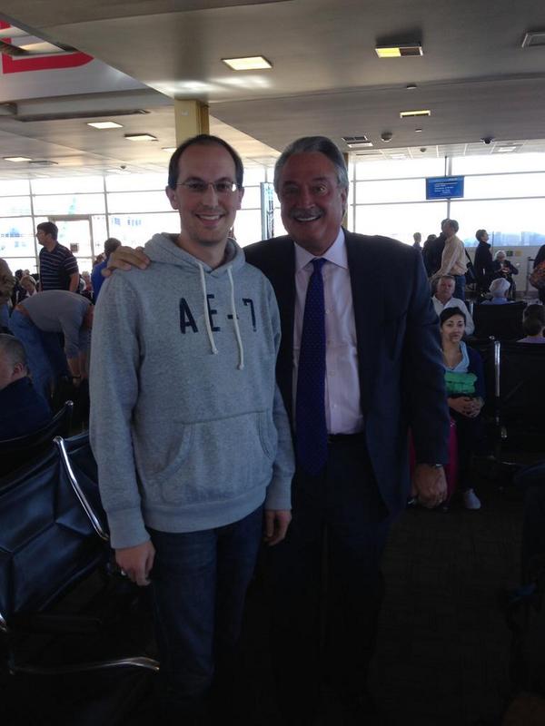 MatthewCStarr's tweet image. What a pleasant surprise to meet one of my favorite political commentators - thanks for the photo @alexcast!