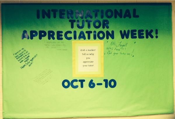 winthropasc's tweet photo. Hey tutees! Don't forget to write on our bulletin board why you appreciate your tutor! #ITAW2014 http://t.co/Vr4IZ0s4qb
