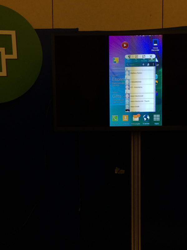 shallin's tweet image. Samsung pop-up WINDOW. MIND IS BLOWN AMIRIGHT #Note4Hal