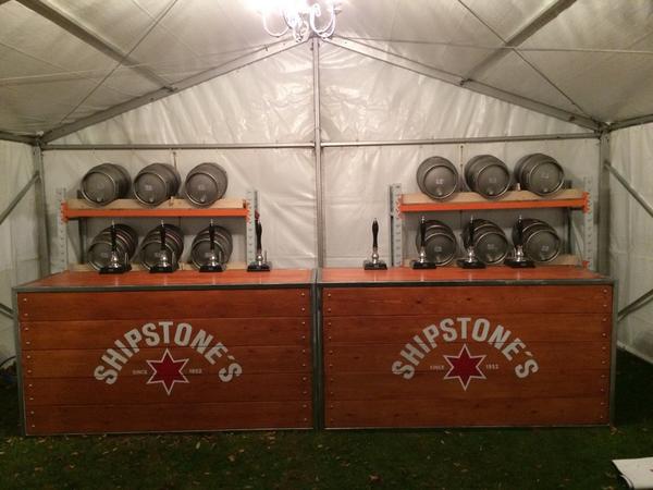 ShipstoneBeer's tweet photo. Nearly ready for you at Nottingham beer festival!! Come see us next to the band stand http://t.co/3pFtTrAs2z