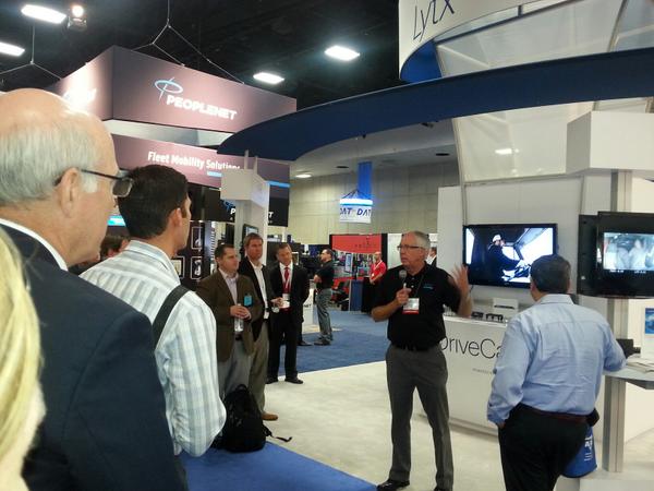 lytx's tweet image. Stan Addis w/ @WwTransportInc told the crowd that they win contracts thanks to having our #DriveCam Program #MCE2014