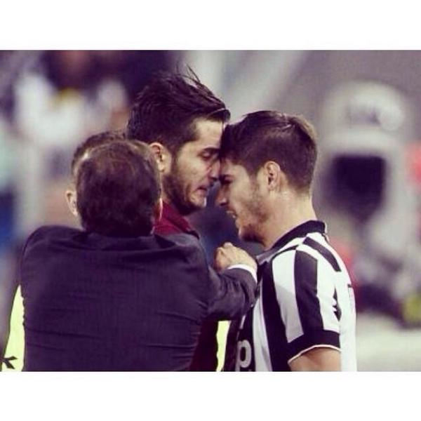 ludovicagallett's tweet image. Le mutande de Morata sono ancora sporche di pipì ...ringrazia allegri se no a quest'ora stavi in ospedale !!!!