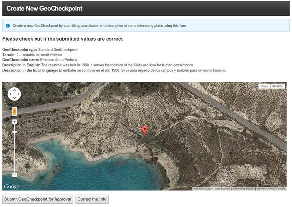 GeoCheckpoint's tweet image. New feature: When you create or edit a GCP, its location on the satellite map will be displayed in the next step.