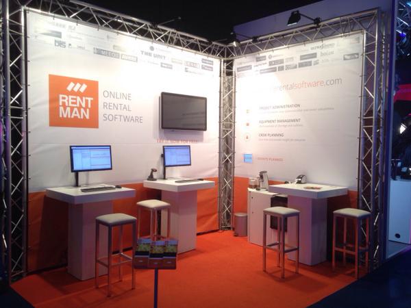 Finally empty stand after the Rentman 3.0 launch. Find out if the software fits your rental jobs at M59.