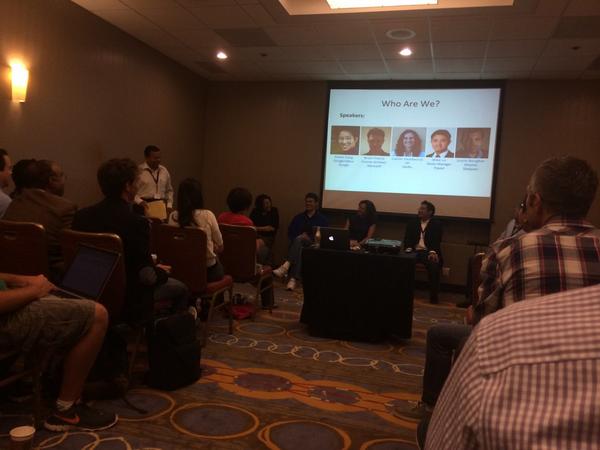 Yamalytics's tweet photo. So glad I made it out to Recsys‘14. Really smart people sharing A/B testing from Google, Netflix, Bing, PayPal. http://t.co/FSYw3hAoih