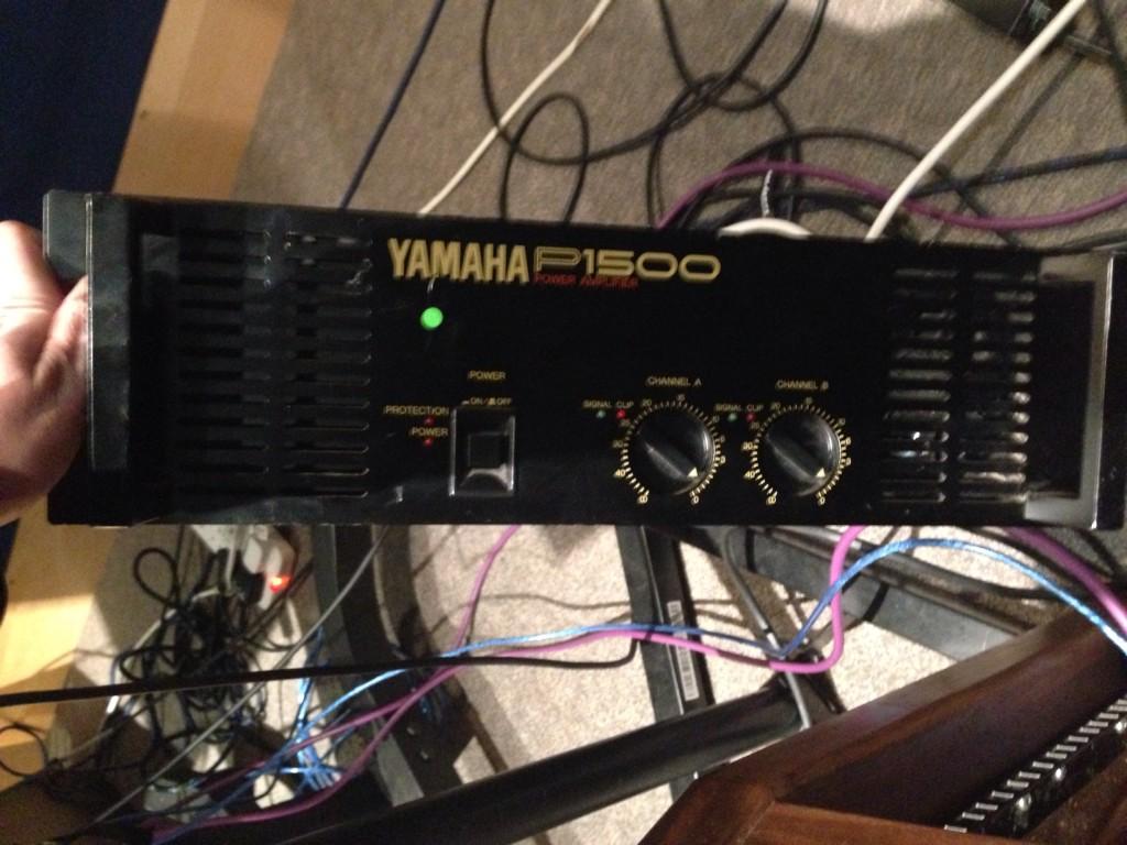 Hudson Mohawke on Twitter "Also selling a Yamaha p1500 power amp as