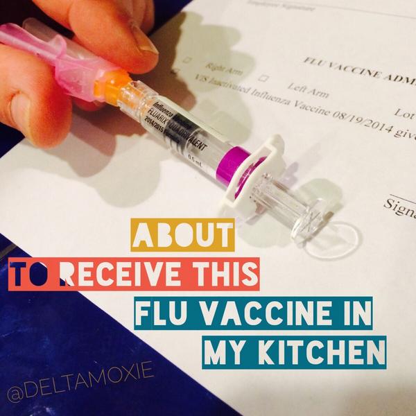 Check get #fluvaccine off my list. #getyourfluvaccine